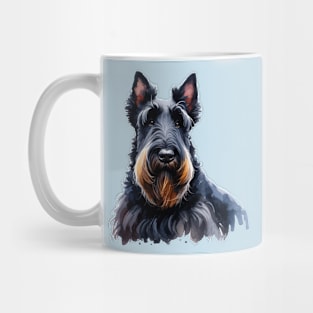 Scottish Terrier Watercolor Painting - Beautiful Dog Mug